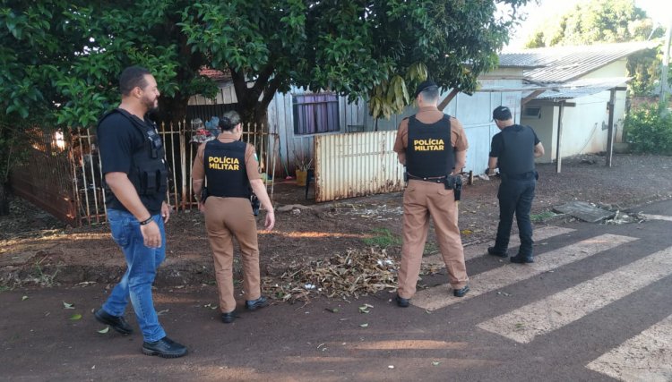 Dois homens presos e armas e drogas apreendidas em Nova Aurora 