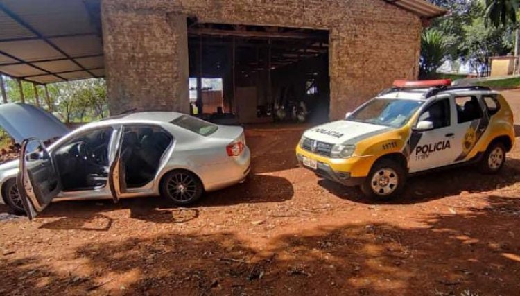 Homem que fugiu hoje da Polícia com um Jetta em Cafelândia e Corbélia  ainda não foi encontrado 