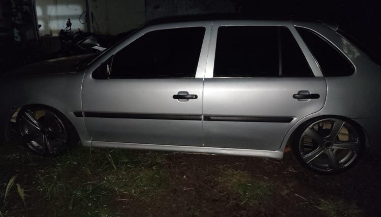 Polícia  de Cafelândia apreende carro estacionado de forma irregular 