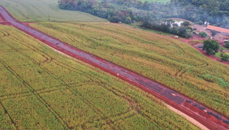 Calçamento poliédrico na linha Rio Verde será retomado em Cafelândia 