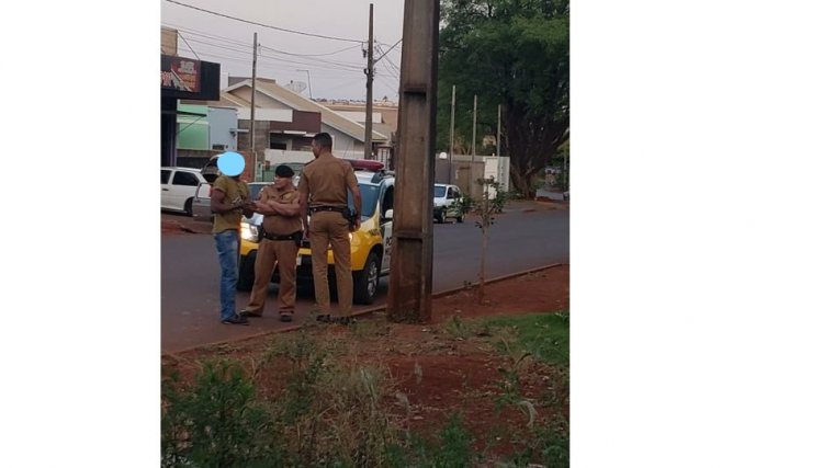 Polícia aborda haitiano em atitude suspeita em Cafelândia