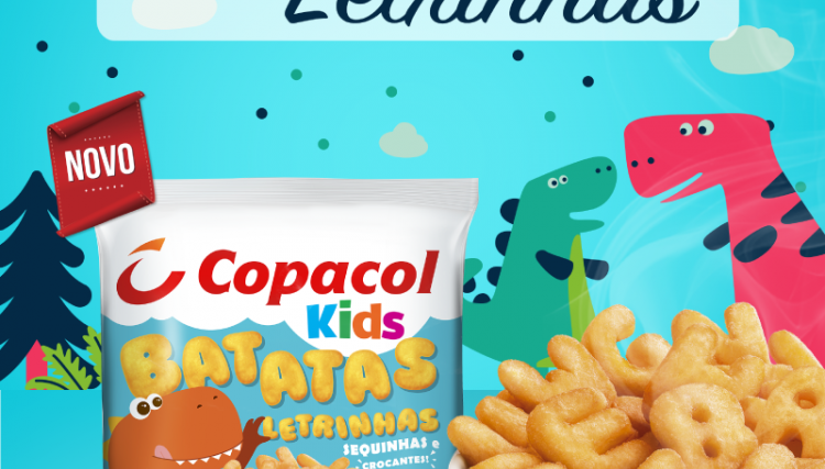 Lançamento de Batatas de Letrinhas da Copacol, já esta disponível nos supermercados