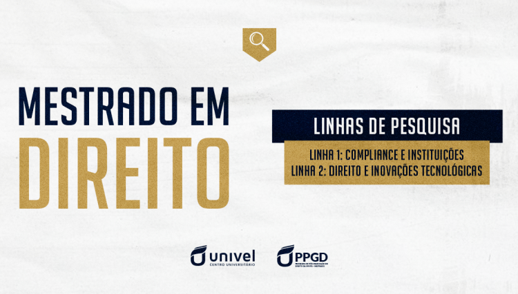 Univel abre inscrições para Mestrado em Direito