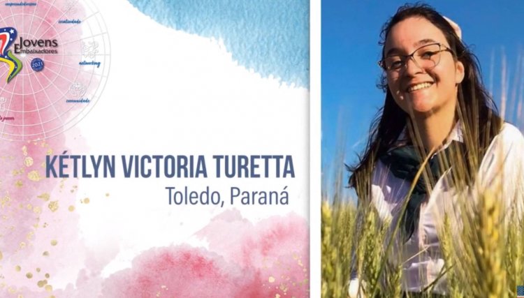 Aluna de colégio estadual de Toledo é selecionada para o Programa Jovens Embaixadores 2021