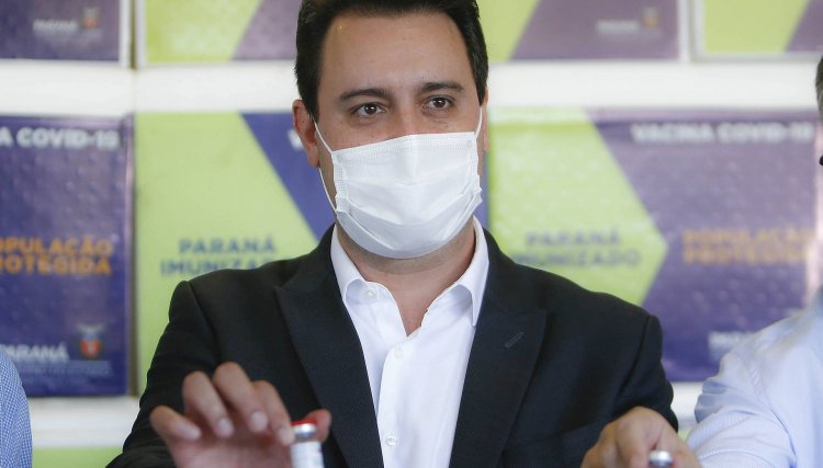 Ratinho JR afirma que toda a população adulta do PR será vacinada contra a Covid até setembro