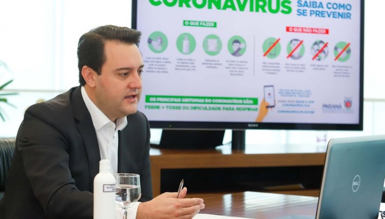Governador sancionou  hoje a lei de uso obrigatório de máscaras em locais públicos no PR
