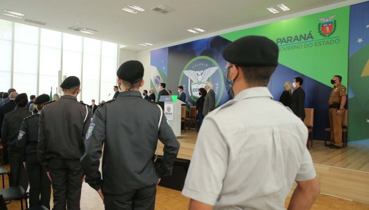 Modelo cívico-militar é aprovado em 186 colégios da rede estadual do PR