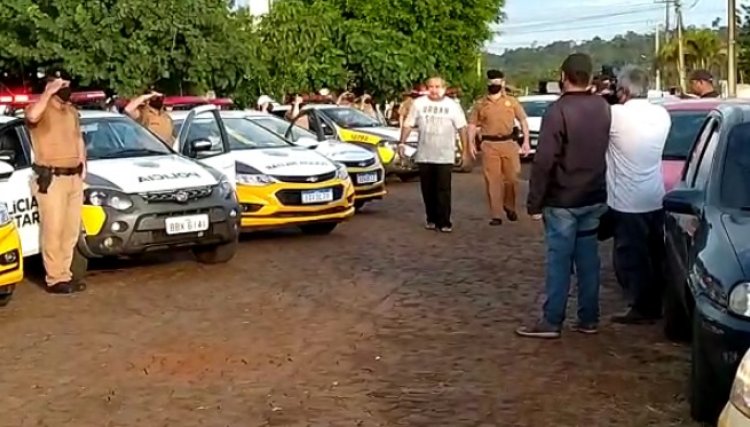 Soldado da PM recebe alta e é homenageado