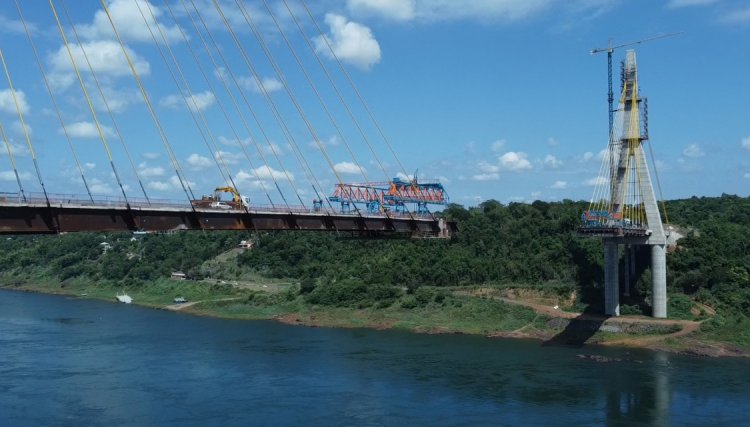 Ponte Brasil-Paraguai chega a 80% com investimento de R$ 189 milhões da Itaipu