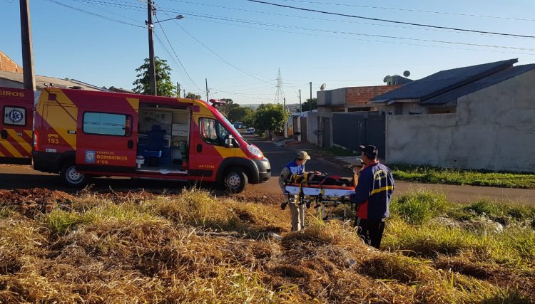 Mulher ferida é encontrada em terreno em Cascavel