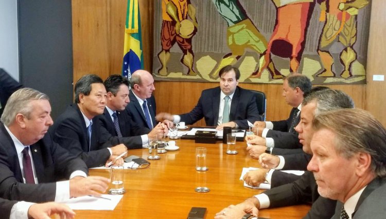 Deputado Sérgio Souza pressiona presidente Câmara dos Deputados sobre a Lei Kandir