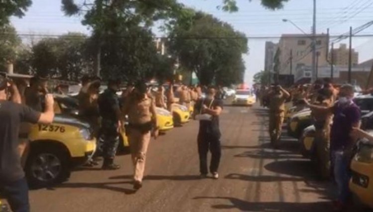 Policial baleado em confronto é homenageado em Cascavel 