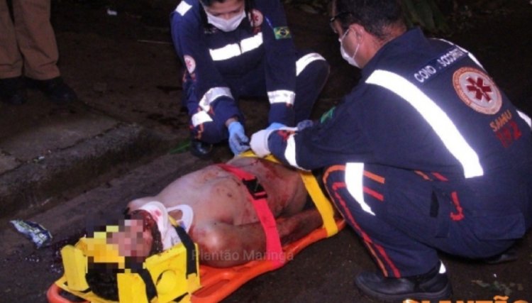 Jovem de 21 anos é esfaqueado no pescoço em tentativa de homicídio