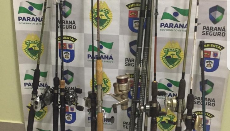 Polícia Ambiental flagra sete indivíduos pescando em lugar proibido no Piquiri 