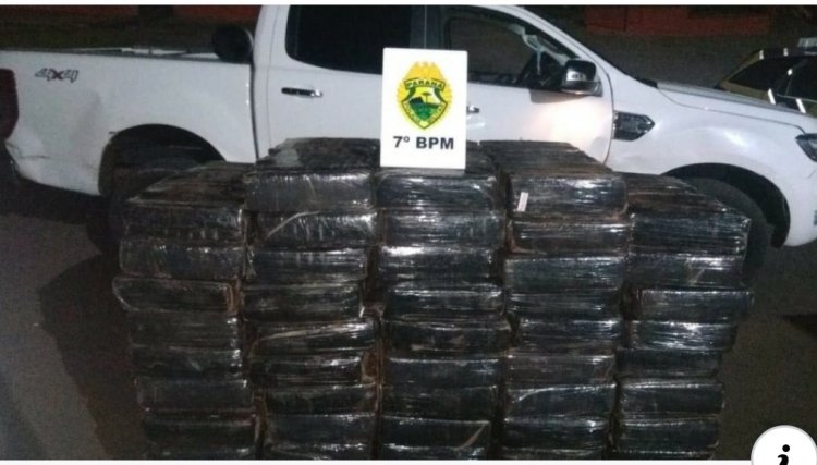 Rotam apreende quase uma tonelada de maconha na região 