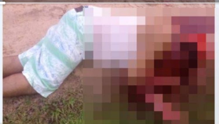  Com golpe de facão homem é assassinado na véspera do aniversário