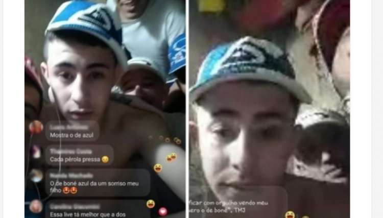Presos fazem live com até pedido de casamento no PR