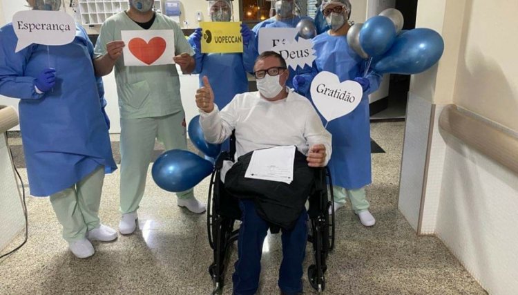 Uopeccan registrou mais uma alta de paciente recuperado da Covid-19