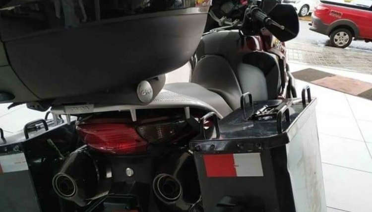 Motocicleta é furtada na JR Veículos nesta madrugada 