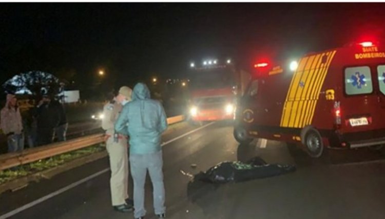 Mais uma morte por atropelamento na BR-277 em Cascavel