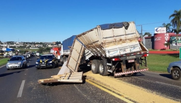 Motorista embriagado morador de Corbélia se envolve em acidente na BR 277