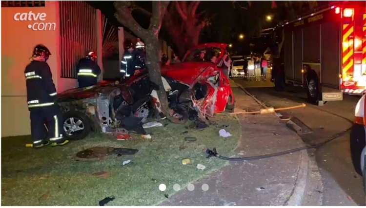 Pálio que partiu ao meio era conduzido por jovem sem Carteira de Habilitação