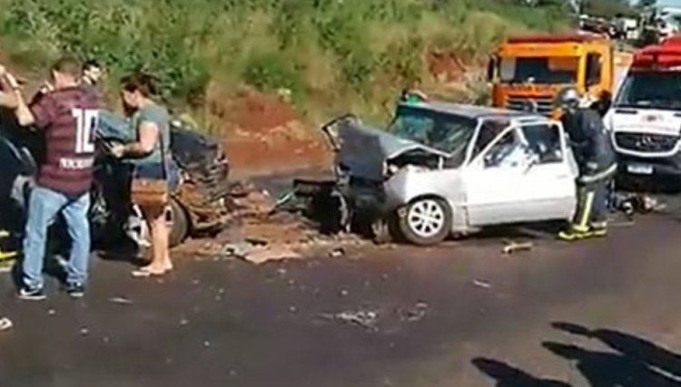 Homem morre em grave acidente na BR-163, veja o vídeo 