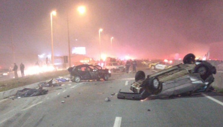 Fumaça provoca acidente com 8 mortos e vários  feridos na BR 277