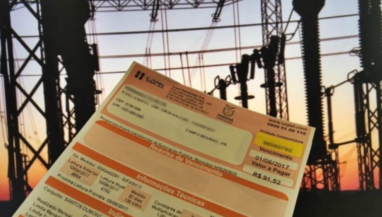 A partir de hoje Energia elétrica pode voltar a ser cortada no PR