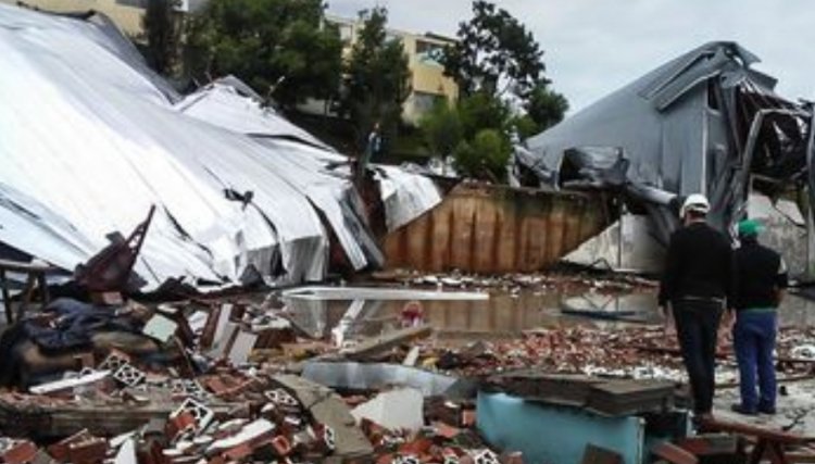 Defesa Civil confirma uma morte causada por tornado em Santa Catarina