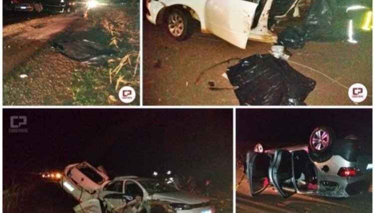 Trator com implemento agrícola causa tragédia na rodovia PR-472 e deixa saldo de 5 mortes na mesma família