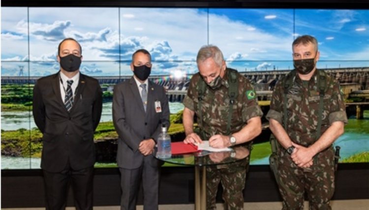 Itaipu e exército firmam parceria para reforçar segurança no reservatório 