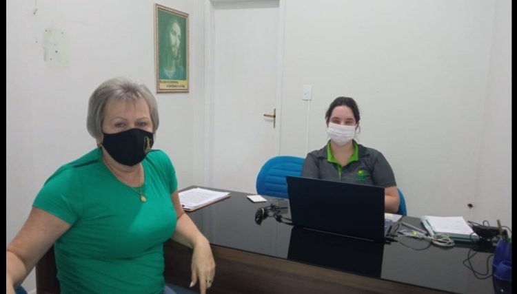 Associada Mariza Trevisol visita a Acicaf em Cafelândia