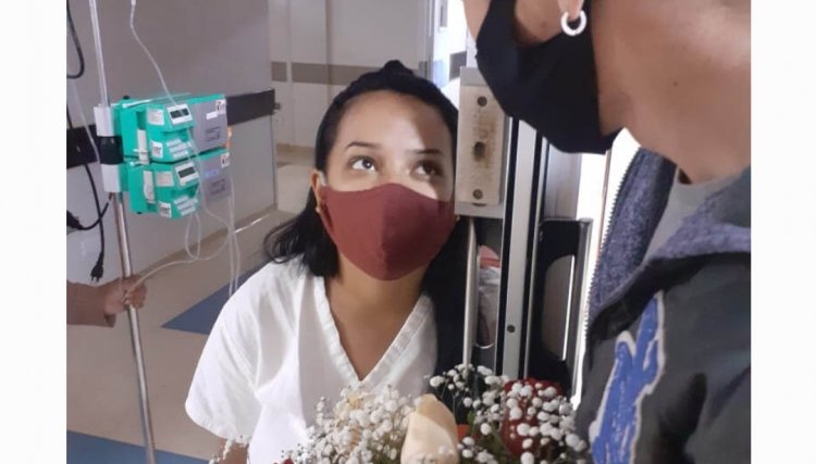 Sonhe alto e com fé que tudo se realizará, diz paciente que foi pedida em casamento na Uopeccan