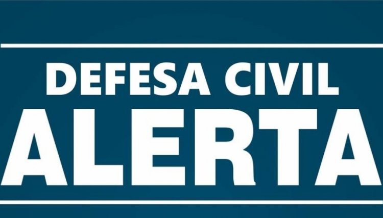 Defesa Civil emite alerta para risco de temporal na Região Oeste e Sudoeste do Paraná