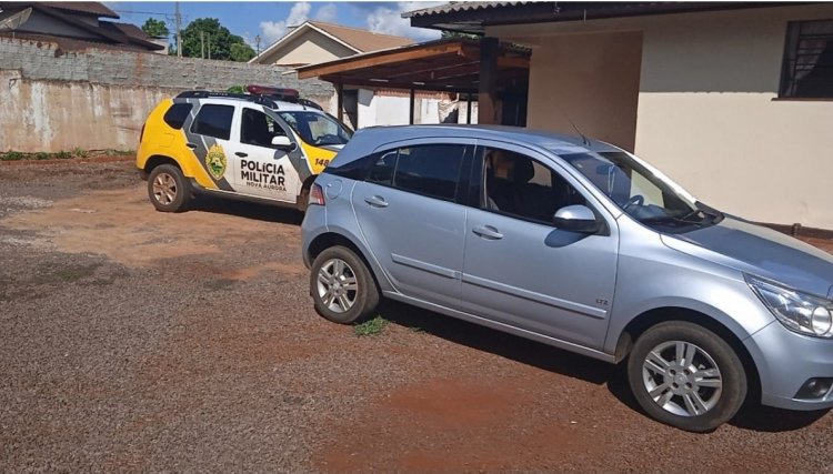 Polícia de Nova Aurora recupera carro e celulares furtados 