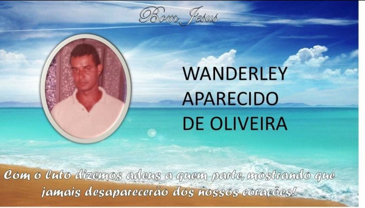 É com pesar que comunicamos o falecimento do senhor Wanderley de Oliveira em Cafelândia 