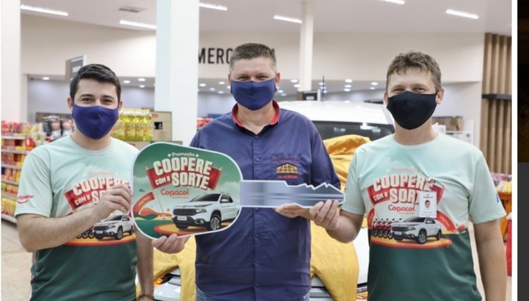 Copacol Supermercados: Jandir Oenning é o ganhador da Fiat Toro