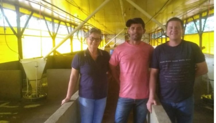 Lourdes Uliano se destaca na suinocultura da  Copacol em fevereiro