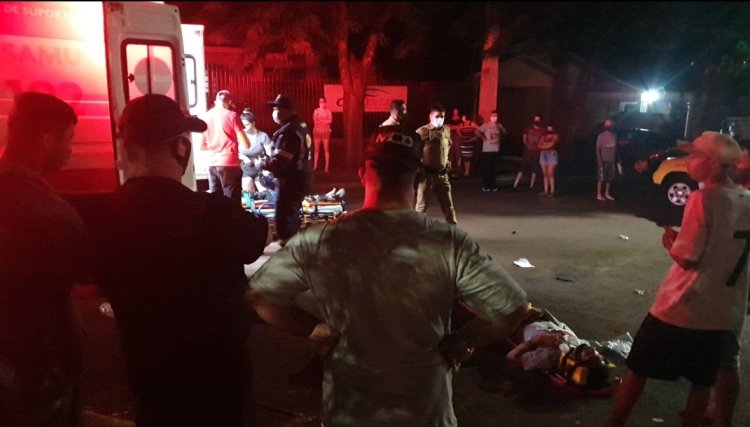 Acidente com motocicletas deixa tr&ecirc;s v&iacute;timas em Cafel&acirc;ndia&nbsp;