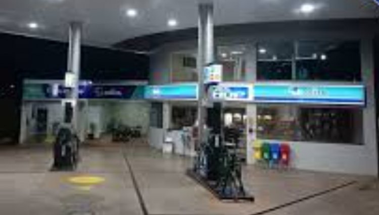Posto de combustível e assaltado no início desta noite 