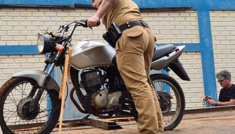 Motocicleta é recuperada em Cafelândia pela Polícia Militar 
