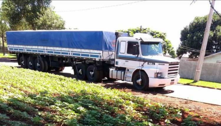 Carreta tomada de assalto em Nova Aurora é recuperada pela PM em Assis