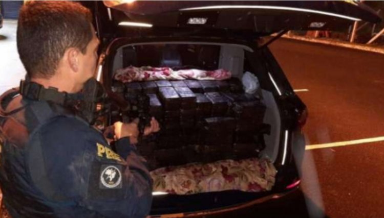 Caminhão com droga avaliada em R$ 30 milhões é apreendido 