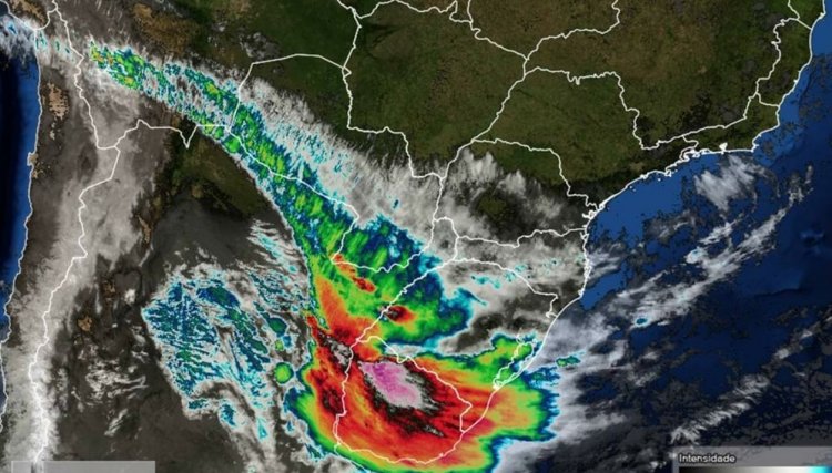 Ciclone extratropical ameaça cidades do Oeste 