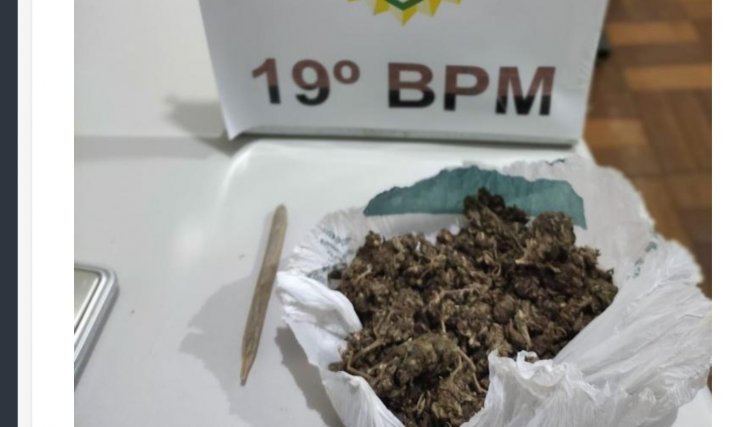 Homem é preso com drogas em Nova Aurora 