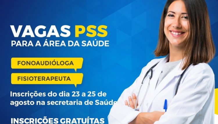 Cafelândia publica abertura de PSS para contratação de Fisioterapeuta e Fonoaudiólogo