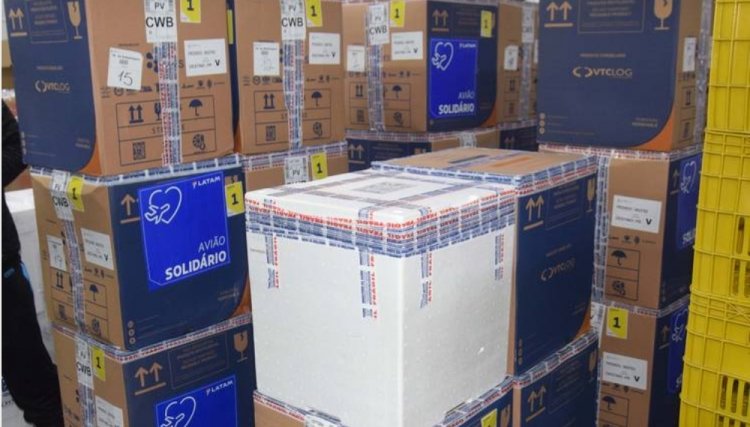 325.660 doses chegam ao Paraná e permitem avançar na imunização dos adultos com mais de 18 anos