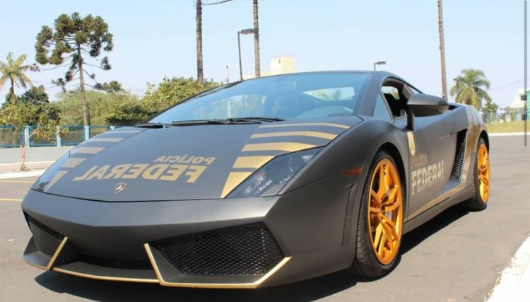 Lamborghini de R$ 800 mil será usada pela Polícia Federal, no PR
