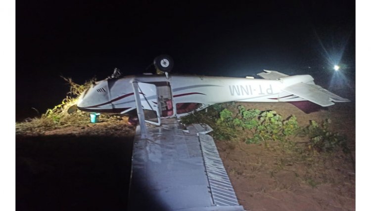 Caça da FAB intercepta e derruba aeronave no norte do Mato Grosso 